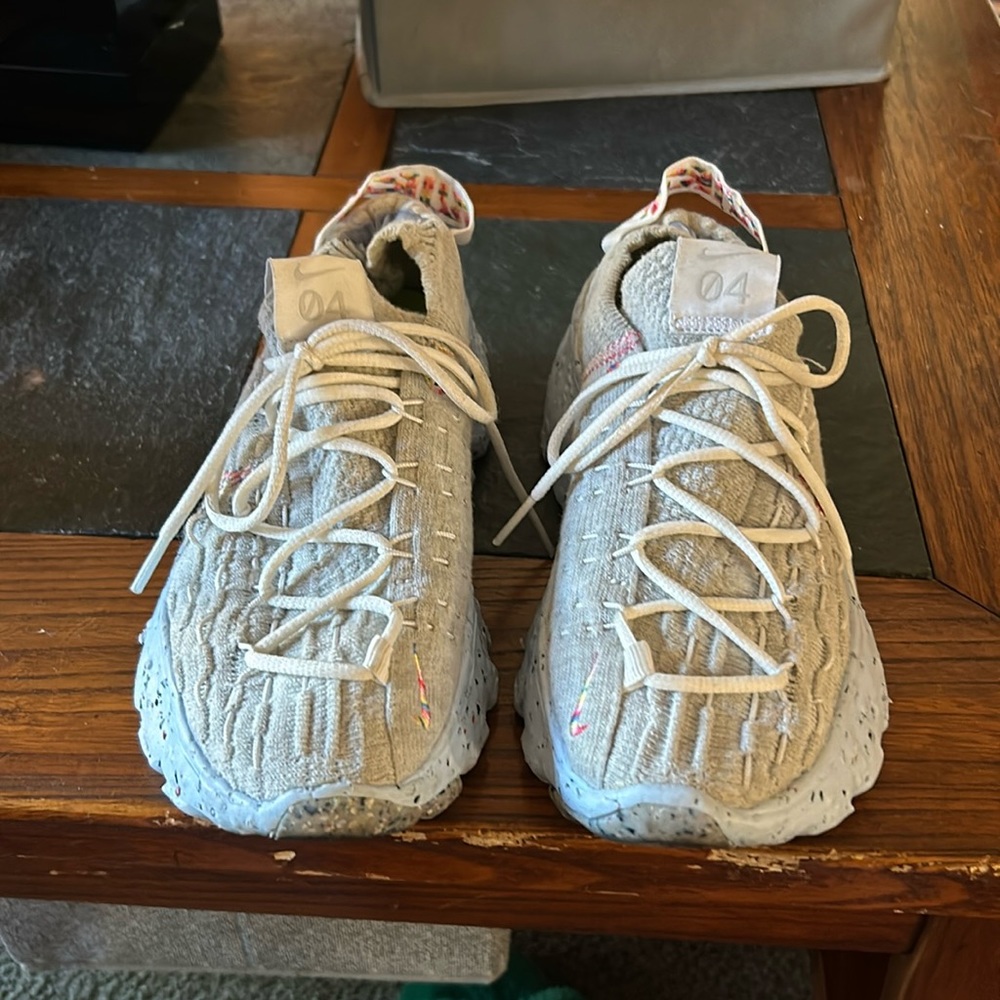 Beige Knitted Sneakers - Size 6, Pristine Condition